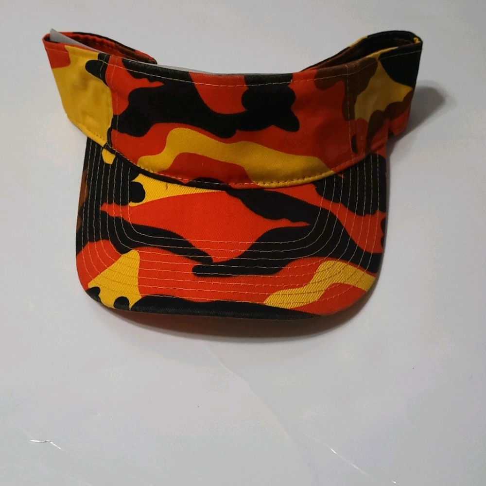 Magic Headwear Visor
Camo Orange Yellow Brown